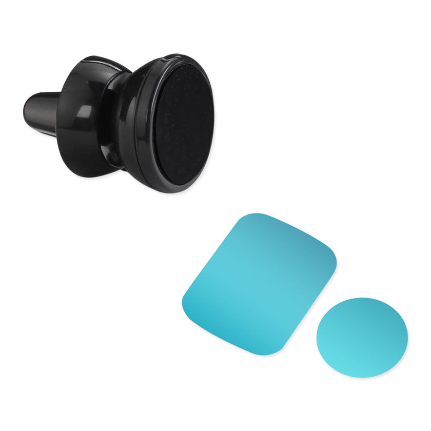 REIKO UNIVERSAL AIR VENT MAGNETIC CAR MOUNT PHONE HOLDER IN BLACK SKU:HLD10-BK